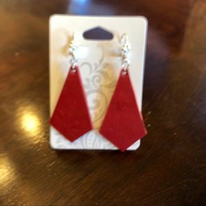 Leather earrings